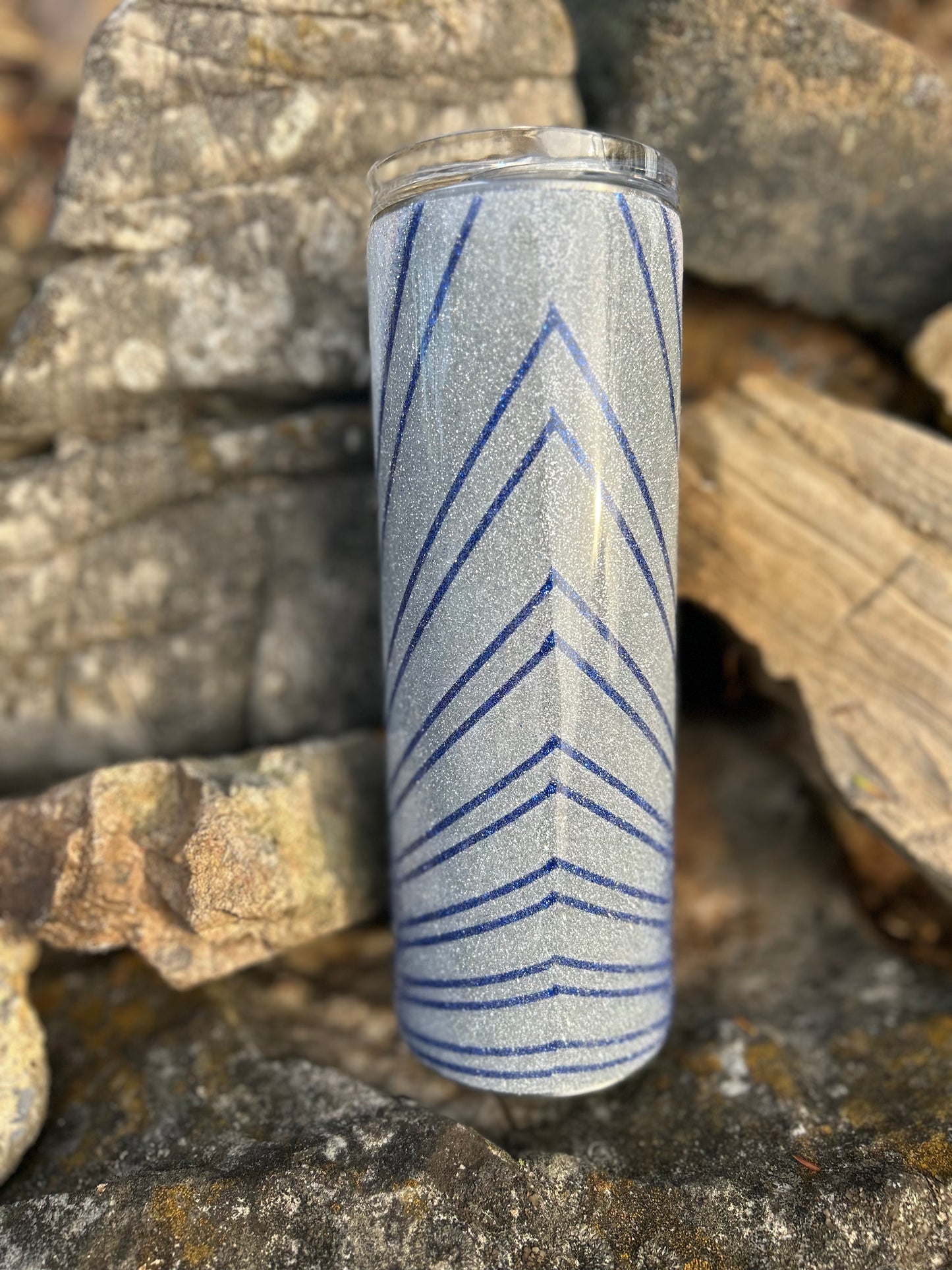 20oz Blue burst