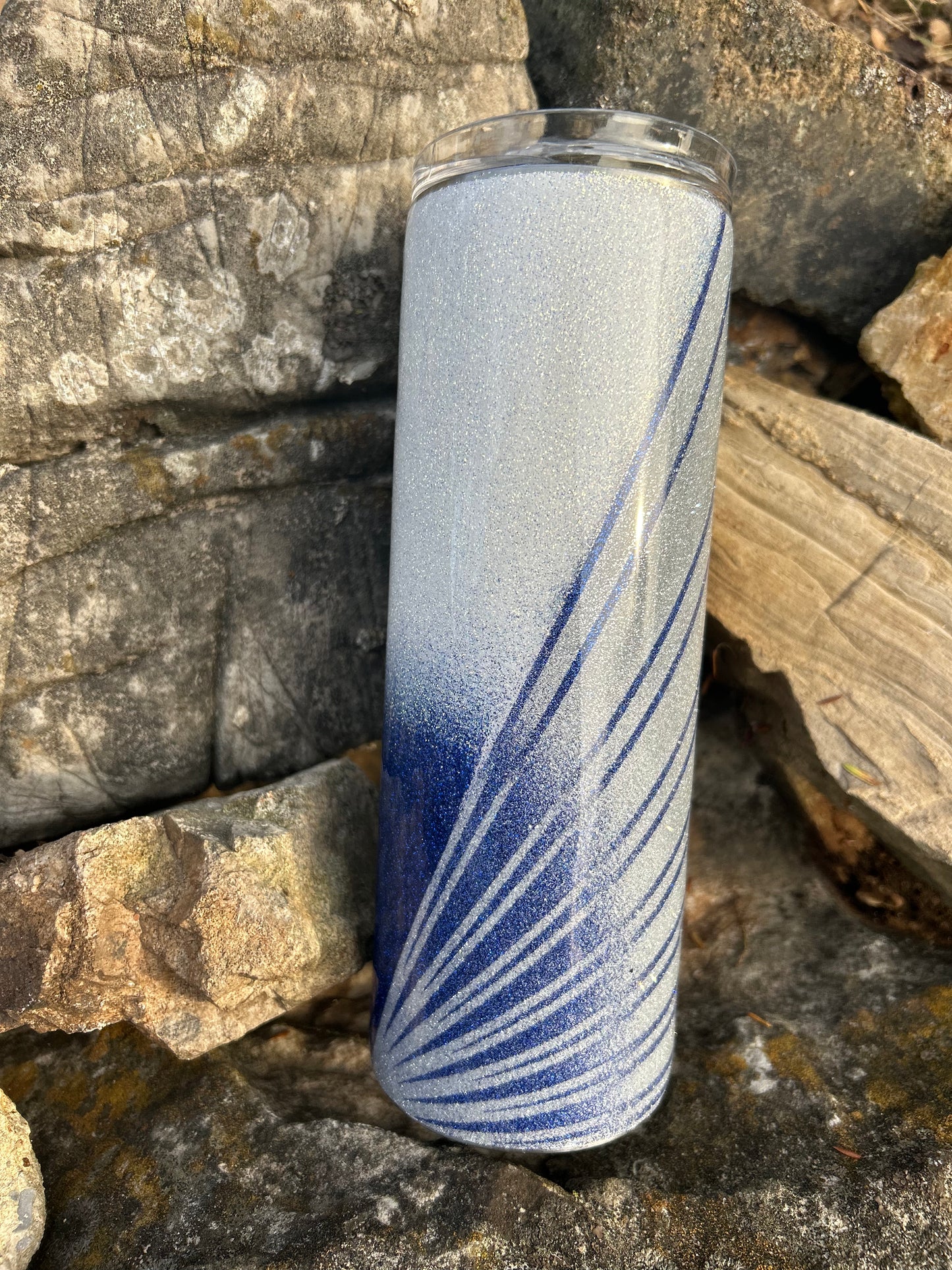 20oz Blue burst