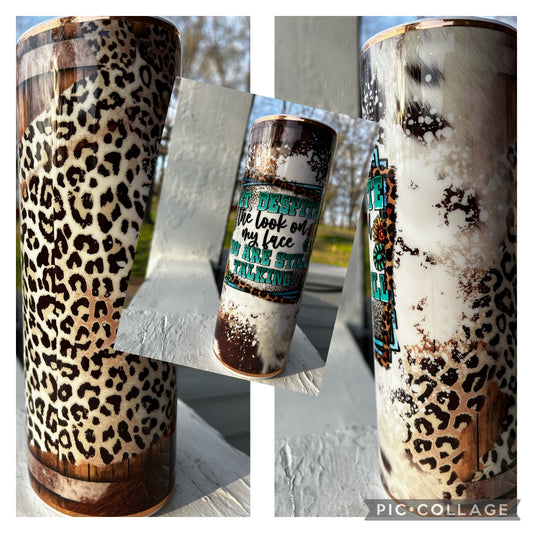 20oz sassy leopard