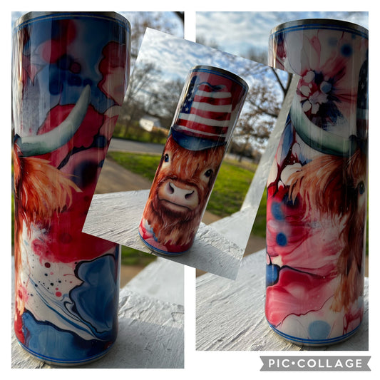 20oz cow with hat